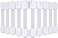 10 Pack Baby Proof Cabinet Locks  No Drilling
