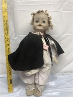 Old Baby Doll w/cape & moccasin shoes