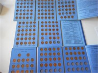 3pc Whitman Lincoln Head Cent albums with coins