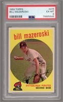 Bill Mazeroski 1959 Topps #415 PSA Grade 6