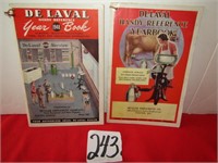 1941, 1948 DELAVAL HANDY REFERENCE YEAR BOOKS