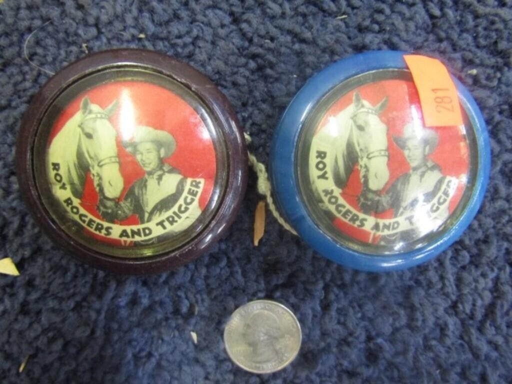 2-- ROY ROGERS & TRIGGER YoYo"s