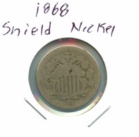 1868 Shield Nickel