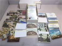 Box full of Vintage postcards incl. CC state