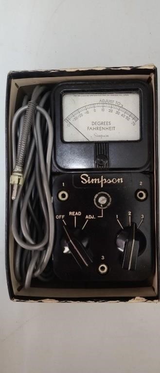 Simpson tempersture gauge
