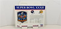 Official NFL Super Bowl 32 Football Patch