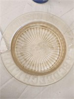 Dugan Carnival Glass Stork  Plate