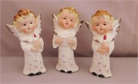 Three 1950's Artmark Christmas Choir Boy Angels,