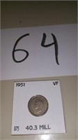 1951 - G.B....SIX PENCE