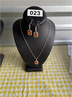 Tangerine Topaz Earring/Pendant U230
