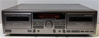 JVC TD-W309 Doue Cassette Deck. Powers On.