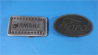 Ford Belt Buckle, Yamaha Belt Buckle