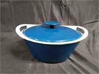 Mid century modern Danish enameled cast iron