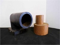 1 ¼ rolls of roller tape, polymer elbow