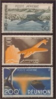 FRANCE-REUNION #C32, #C33 & #C34 MINT FINE-VF NH