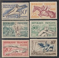 FRANCE #700-705 MINT VF NH