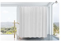 YISURE Short clear Shower Curtain