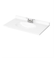 Project Source Cultured Marble Vanity Top