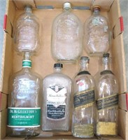 Antique & Misc Alcolhol Bottles