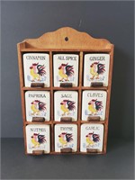 Vintage Rooster spice set
