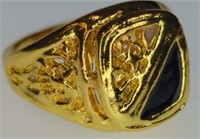 Goldtone ring size 8.75