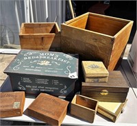 ASSORTMENT OF BOXES