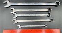 5 SnapOn Combo Wrenches