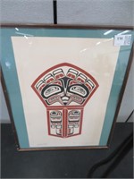 FRAMED FIRST NATIONS SIGNED PRINT