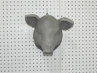 Resin Hanging Pig Head