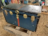 Antique McBrine Wooden Trunk