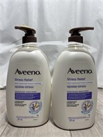 Aveeno Stress Relief Body Wash 2 Pack