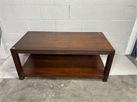 Wooden Coffee Table 44” x 22” x 18”T