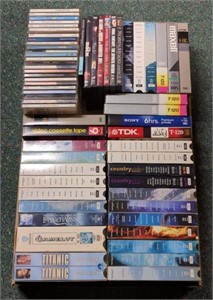 CD's/DVD's/ VHS Inc, Robin Hood, Titanic, Country