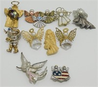 10 Angel pin Brooches