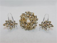 NAPIER BROOCH & EAR RINGS