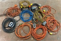 Large lot of Extension Cords