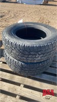 2- LT 265/70R-17 tires