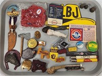 ASSORTED LOT OF COLLECTIBLES - PINS, BOY SCOUT