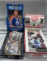 Upper deck & score hockey cards