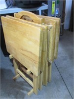 wood TV trays