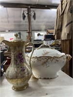 nippon pitcher and higgins & seiter bowl