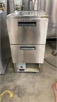 Silver King 2 Drawer drop in refrigerator , temps