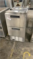 Silver King 2 Drawer drop in refrigerator , temps