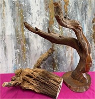 11 - 2 PIECES OF DRIFTWOOD (S22)
