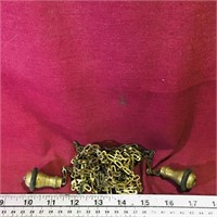 Vintage Brass Chain With Ends (110" Long)