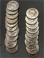 19x The Bid - 1965-69 Silver Half Dollars