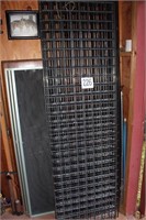 2 ft X 8 ft Metal racks/shelving approx 10 pieces