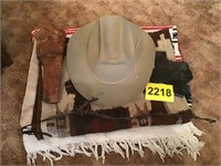 Western Throws, Holster, Hat & Misc