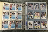 Binder of 1992 Score Hockey cards