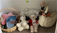 K - PLUSH TOYS, BASKET & MORE (A8)